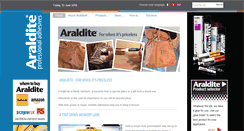 Desktop Screenshot of go-araldite.com